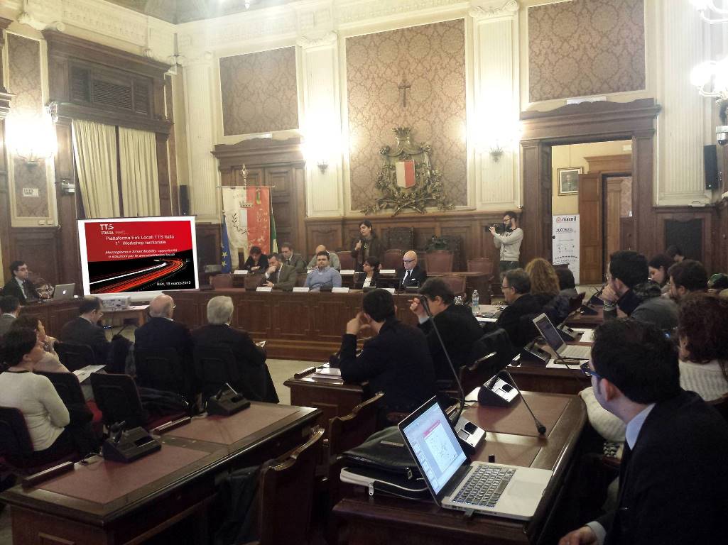 Workshop Mezzogiorno e Smart Mobility<br>Sala consiliare Comune di Bari marzo 2015